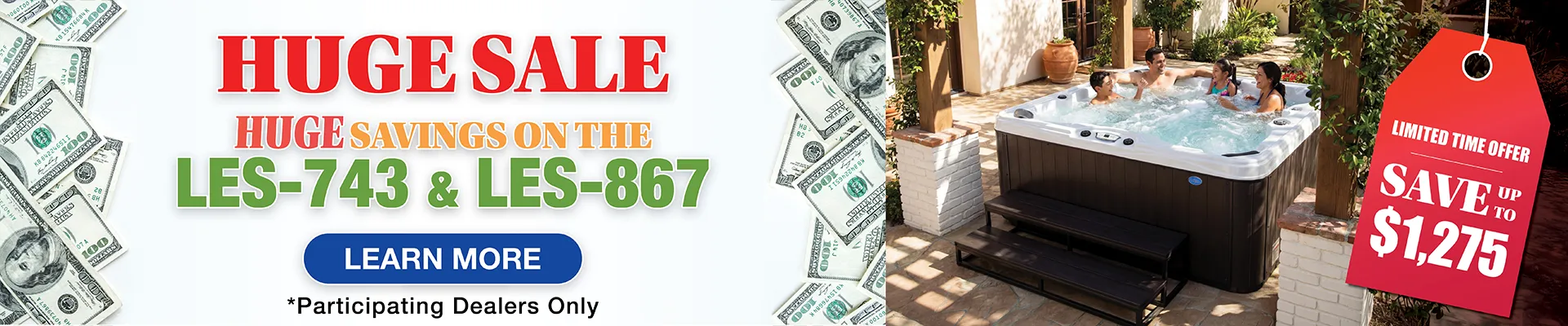 Calspas hot tub being used in a family setting - Warner Robins